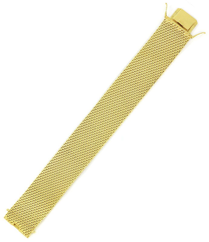 Foto 3 - Breites schweres Milanaise Armband, massiv 585 Gelbgold, K3107